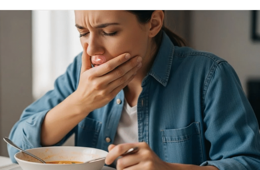 Roof of Mouth Hurts While Eating