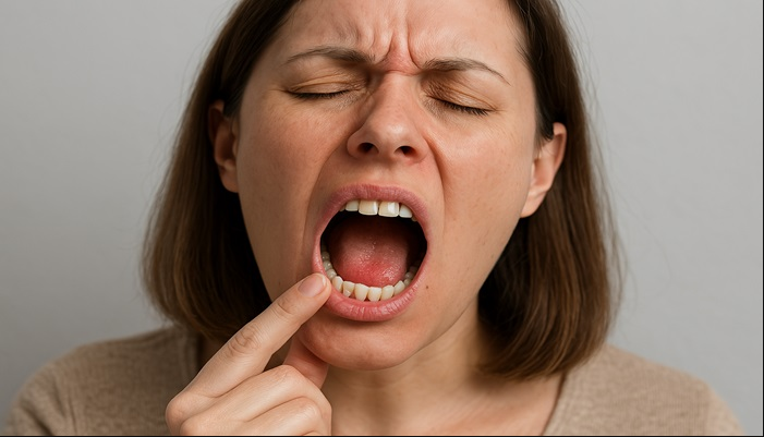 Roof of Mouth Hurts to Swallow